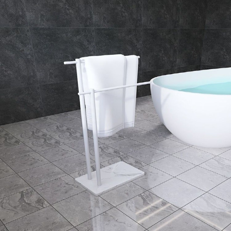 Suport de prosoape de podea din fier, stil chinezesc nou, certificare Watermarks, origine China, certificat nr. 1