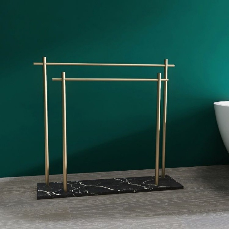 Suport de prosoape de podea din fier, stil chinezesc nou, certificare Watermarks, origine China, certificat nr. 1