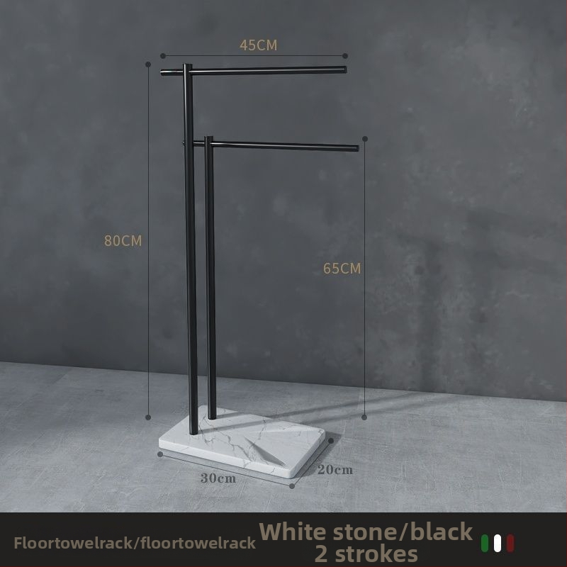 Suport de prosoape de podea din fier, stil chinezesc nou, certificare Watermarks, origine China, certificat nr. 1