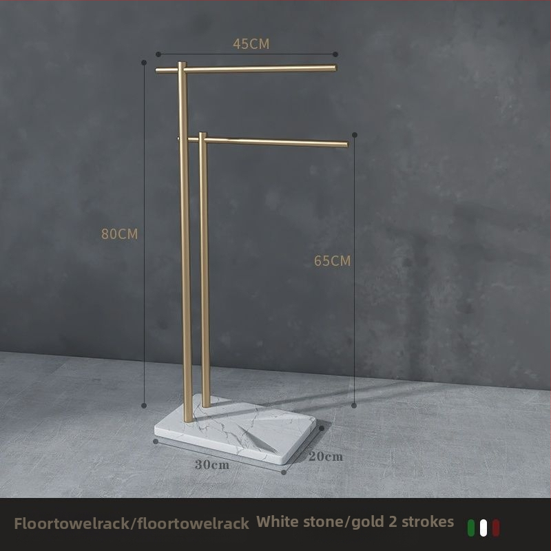 Suport de prosoape de podea din fier, stil chinezesc nou, certificare Watermarks, origine China, certificat nr. 1