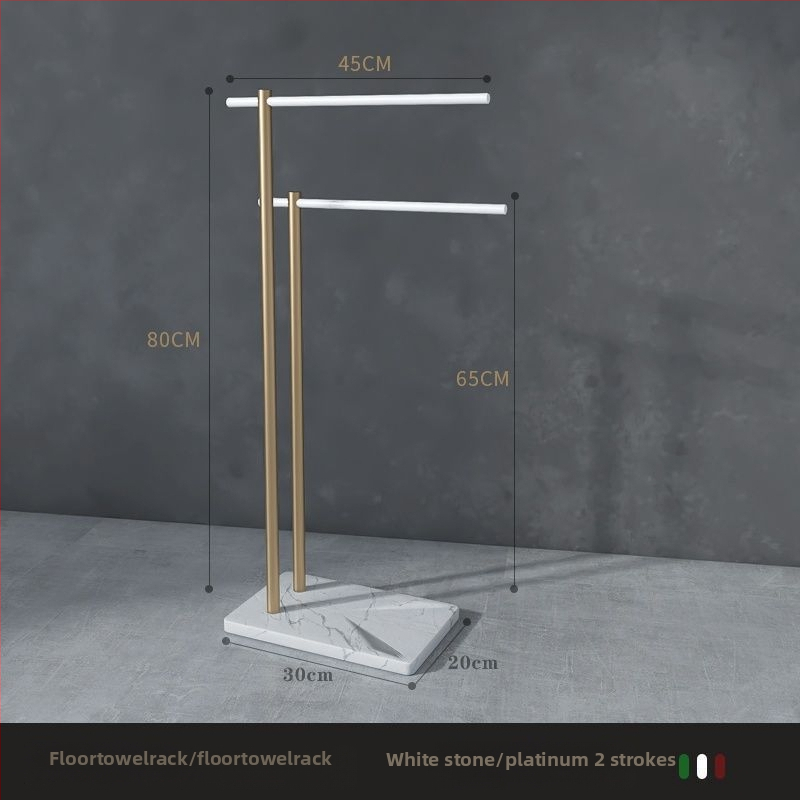 Suport de prosoape de podea din fier, stil chinezesc nou, certificare Watermarks, origine China, certificat nr. 1