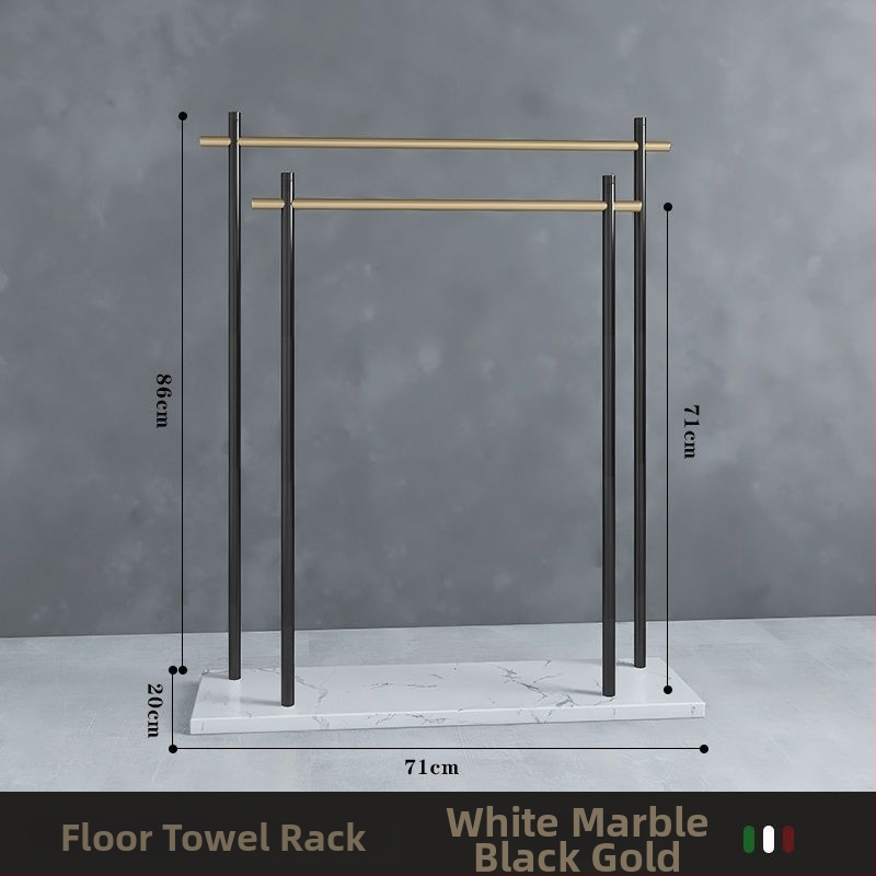 Suport de prosoape de podea din fier, stil chinezesc nou, certificare Watermarks, origine China, certificat nr. 1