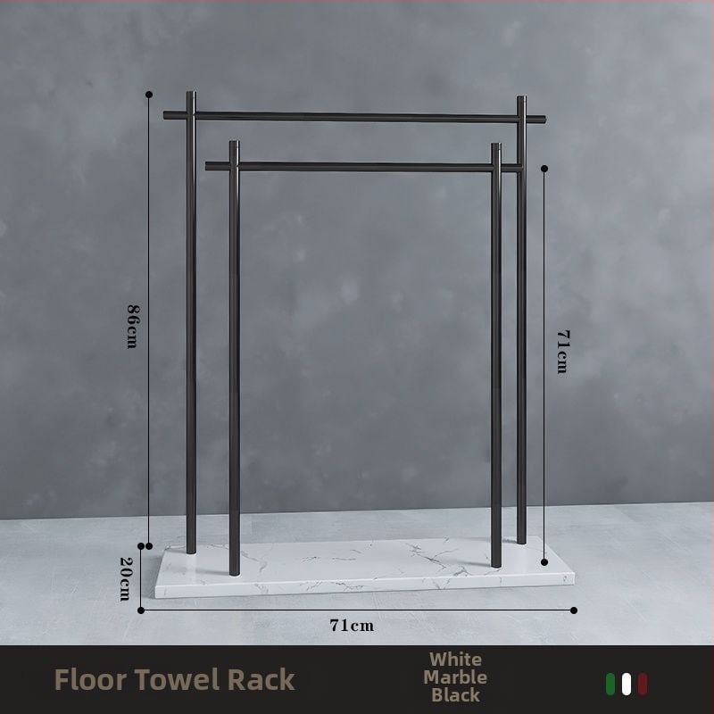 Suport de prosoape de podea din fier, stil chinezesc nou, certificare Watermarks, origine China, certificat nr. 1