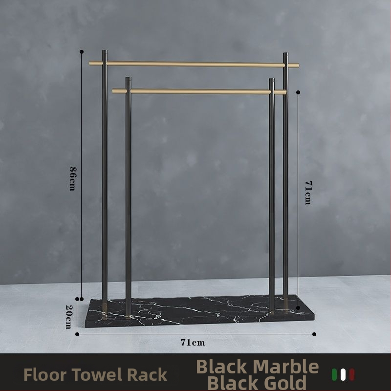 Suport de prosoape de podea din fier, stil chinezesc nou, certificare Watermarks, origine China, certificat nr. 1