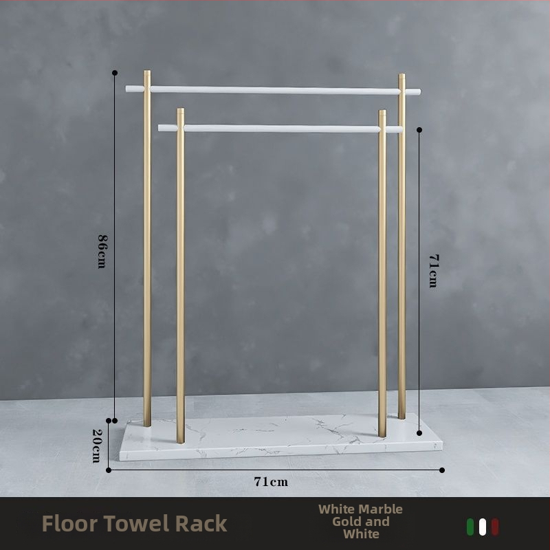 Suport de prosoape de podea din fier, stil chinezesc nou, certificare Watermarks, origine China, certificat nr. 1