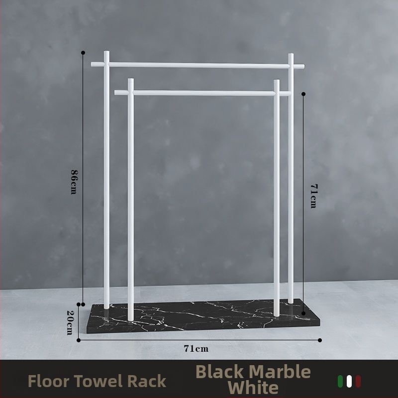 Suport de prosoape de podea din fier, stil chinezesc nou, certificare Watermarks, origine China, certificat nr. 1