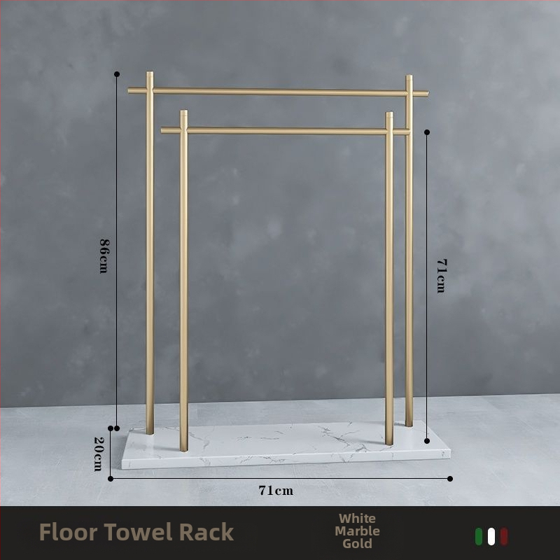 Suport de prosoape de podea din fier, stil chinezesc nou, certificare Watermarks, origine China, certificat nr. 1