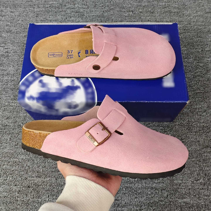 Лофери с затворен нос от велур (нубук), подплата кожа, подметка EVA, Slip-On, повдигаща височина — есен 2025