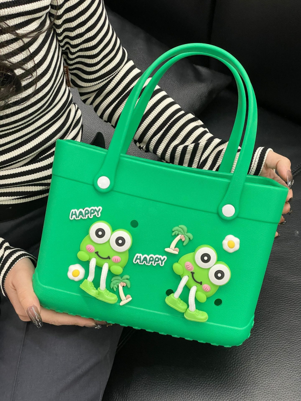 Crossbody torba EVA, vodoravni kvadratni oblik, gradski minimalistički stil, unutarnji džepovi za telefon, iskaznicu i prijenosno računalo