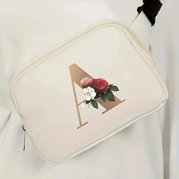 Geantă de talie pentru femei cu bretea reglabilă; Stil Street Trend; Material: nailon; Căptușeală: poliester; Închidere: fermoar; Potrivită pentru călătorii casual