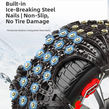 Lanțuri universale din cauciuc pentru anvelope, model Universal, potrivite pentru anvelope 145–275, greutate 2,9 kg