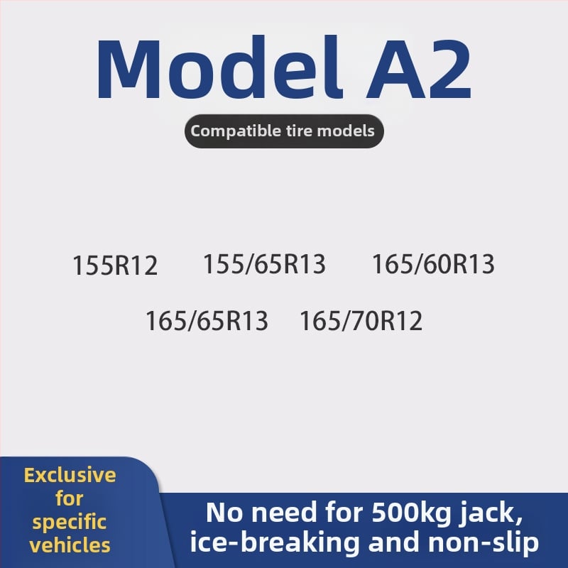 Lanțuri universale din cauciuc pentru anvelope, model Universal, potrivite pentru anvelope 145–275, greutate 2,9 kg