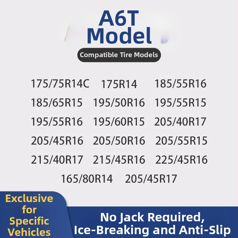 Lanțuri universale din cauciuc pentru anvelope, model Universal, potrivite pentru anvelope 145–275, greutate 2,9 kg