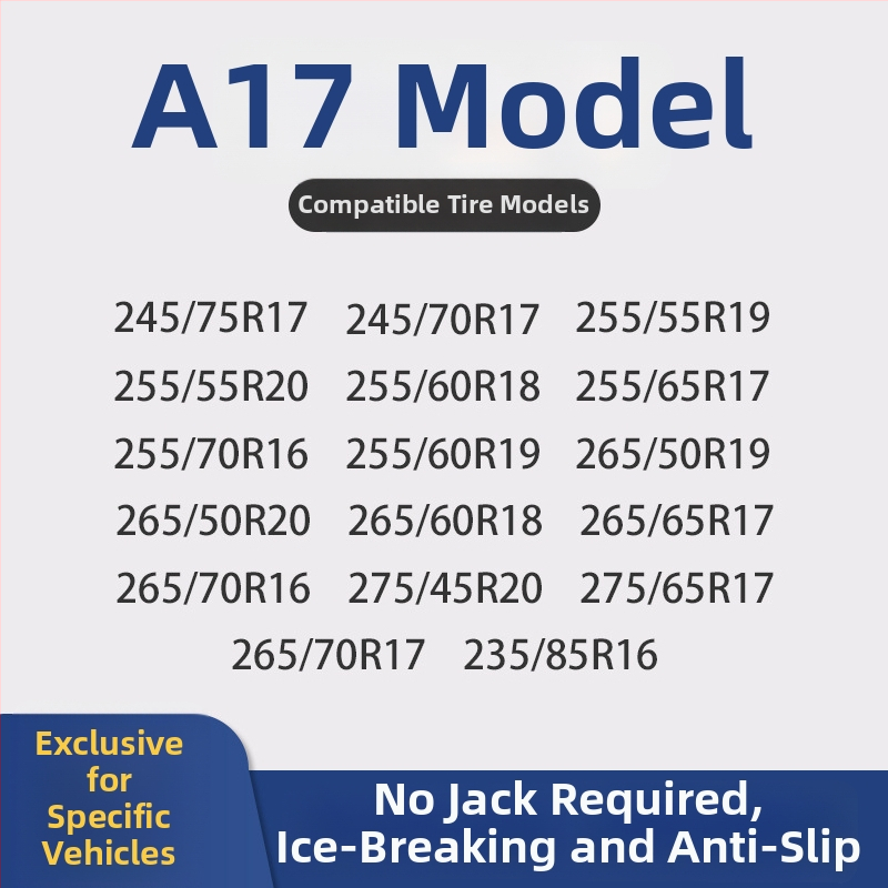 Lanțuri universale din cauciuc pentru anvelope, model Universal, potrivite pentru anvelope 145–275, greutate 2,9 kg