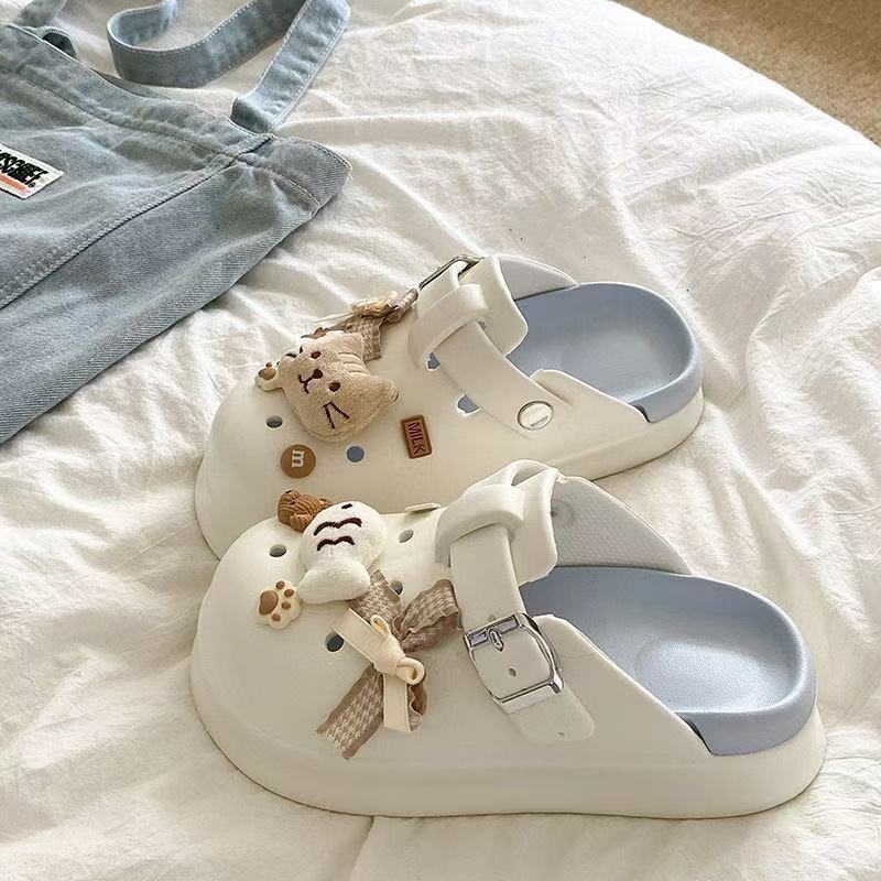 Ženske EVA klompe s debelim potplatom Baotou – protuklizne, anti miris, ljetne svakodnevne papuče