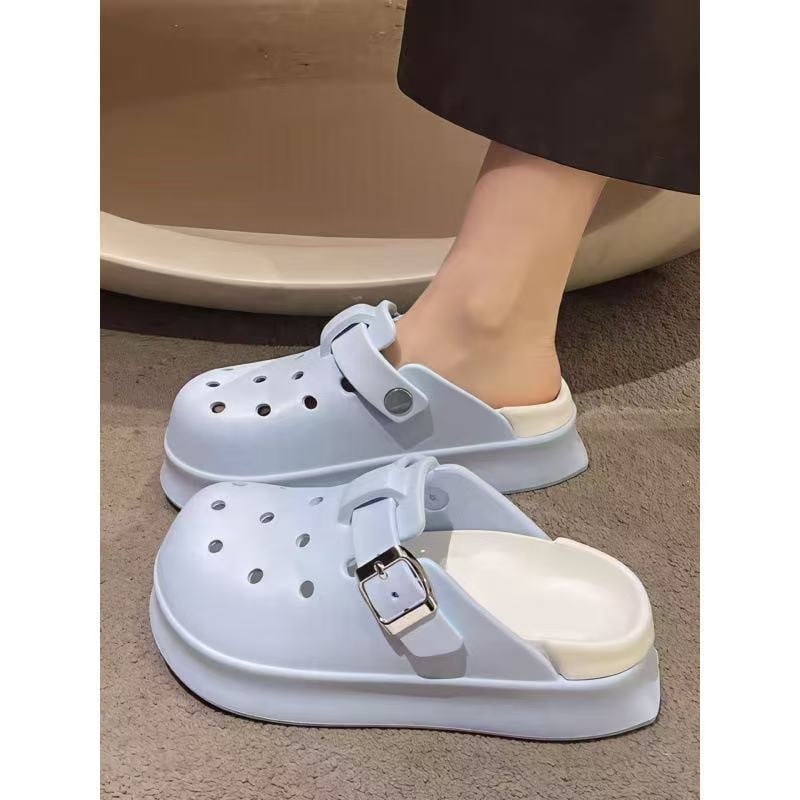 Ženske EVA klompe s debelim potplatom Baotou – protuklizne, anti miris, ljetne svakodnevne papuče