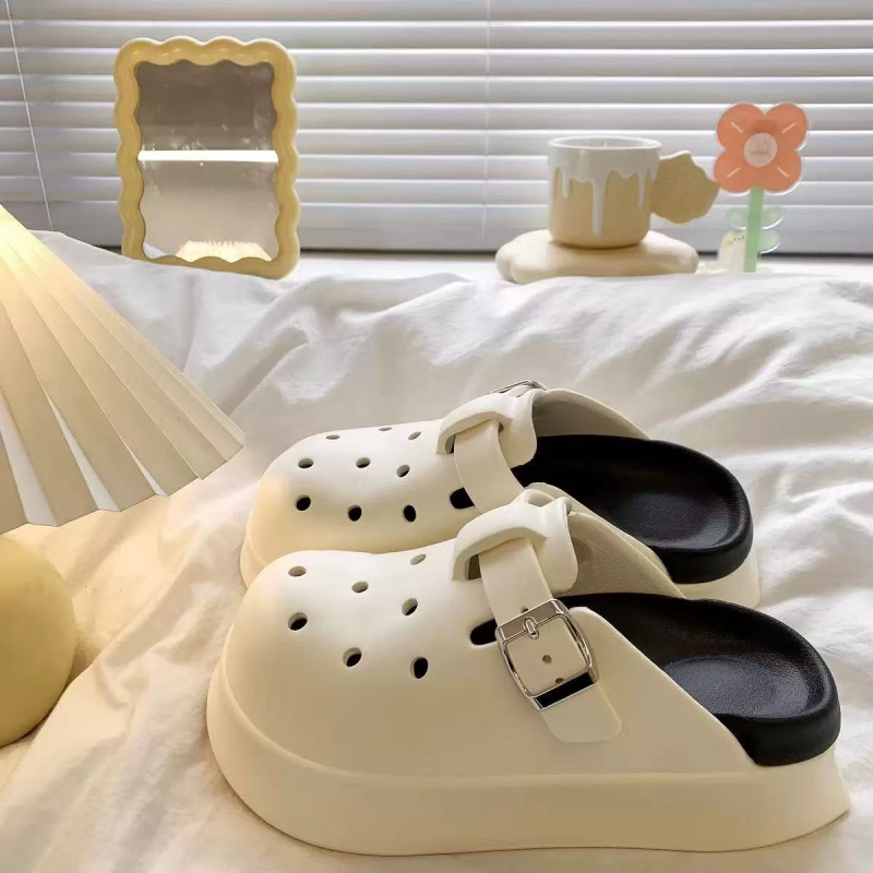 Ženske EVA klompe s debelim potplatom Baotou – protuklizne, anti miris, ljetne svakodnevne papuče