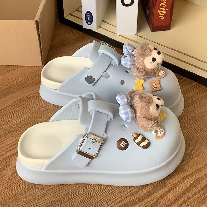 Ženske EVA klompe s debelim potplatom Baotou – protuklizne, anti miris, ljetne svakodnevne papuče