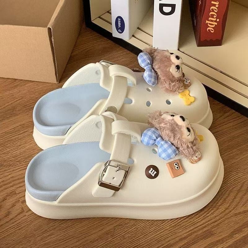 Ženske EVA klompe s debelim potplatom Baotou – protuklizne, anti miris, ljetne svakodnevne papuče