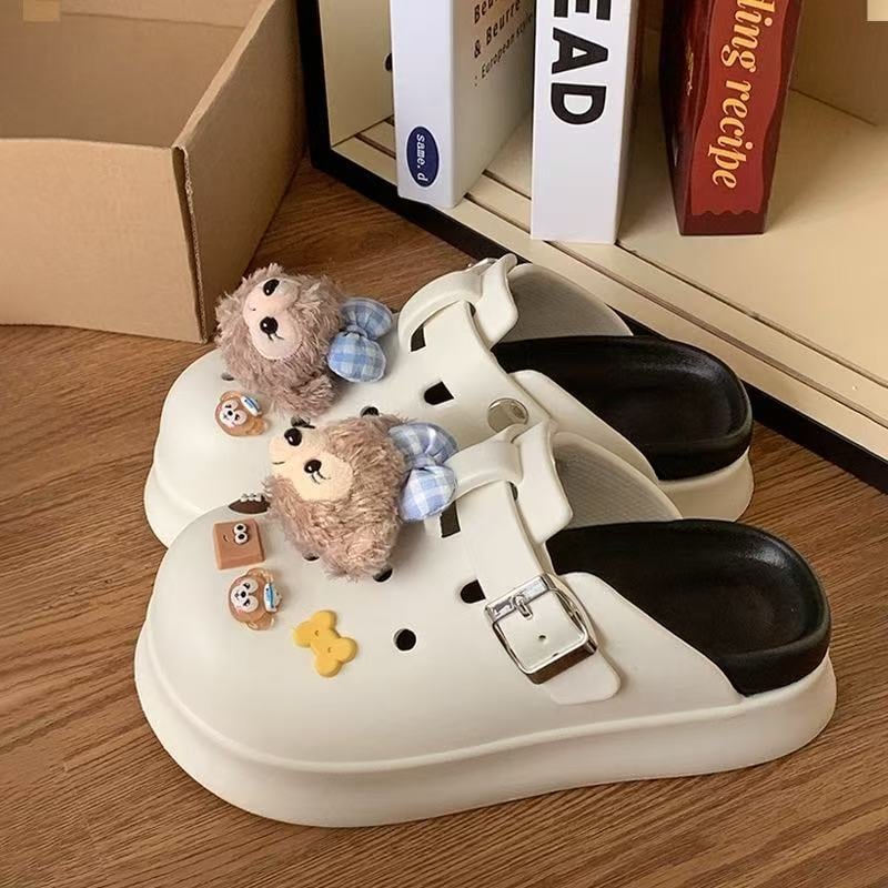 Ženske EVA klompe s debelim potplatom Baotou – protuklizne, anti miris, ljetne svakodnevne papuče