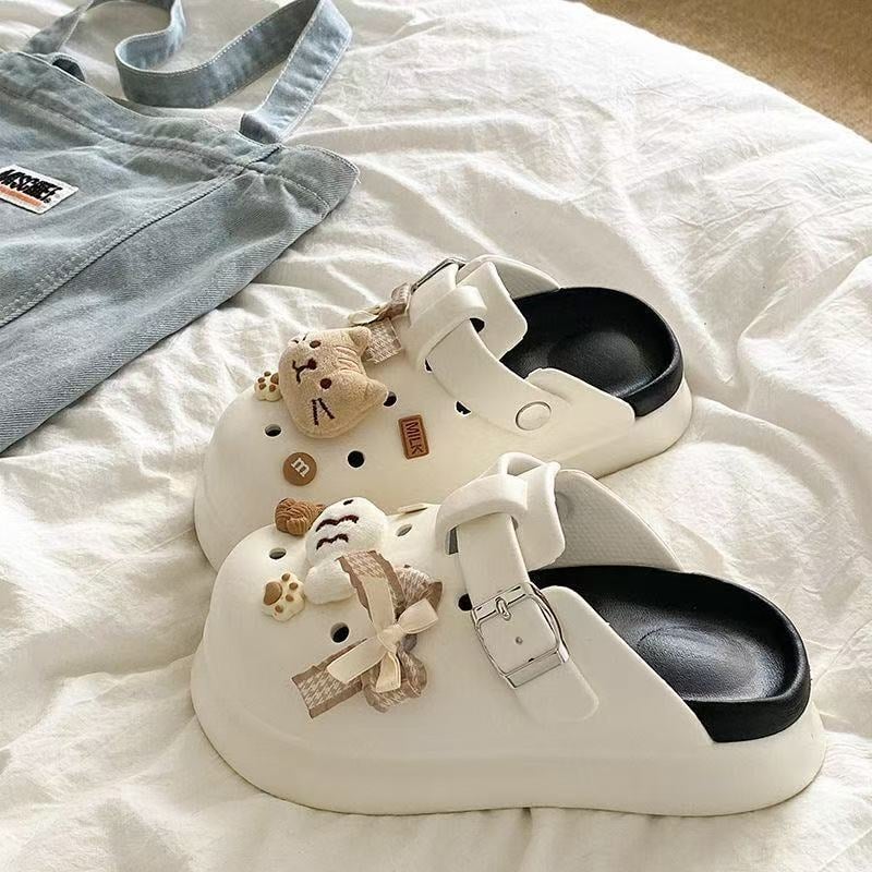 Ženske EVA klompe s debelim potplatom Baotou – protuklizne, anti miris, ljetne svakodnevne papuče