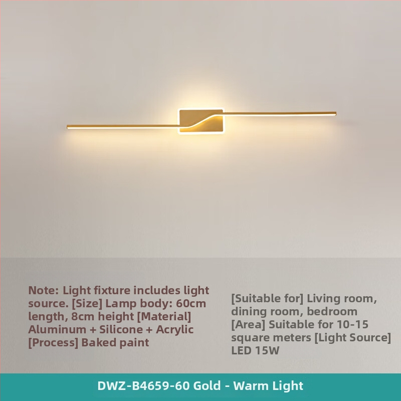 Σκανδιναβικό LED φωτιστικό τοίχου, μοντέρνο μινιμαλιστικό στυλ, ABS καλύπτωμα, σιδερένιο σώμα, τάση ≤36V