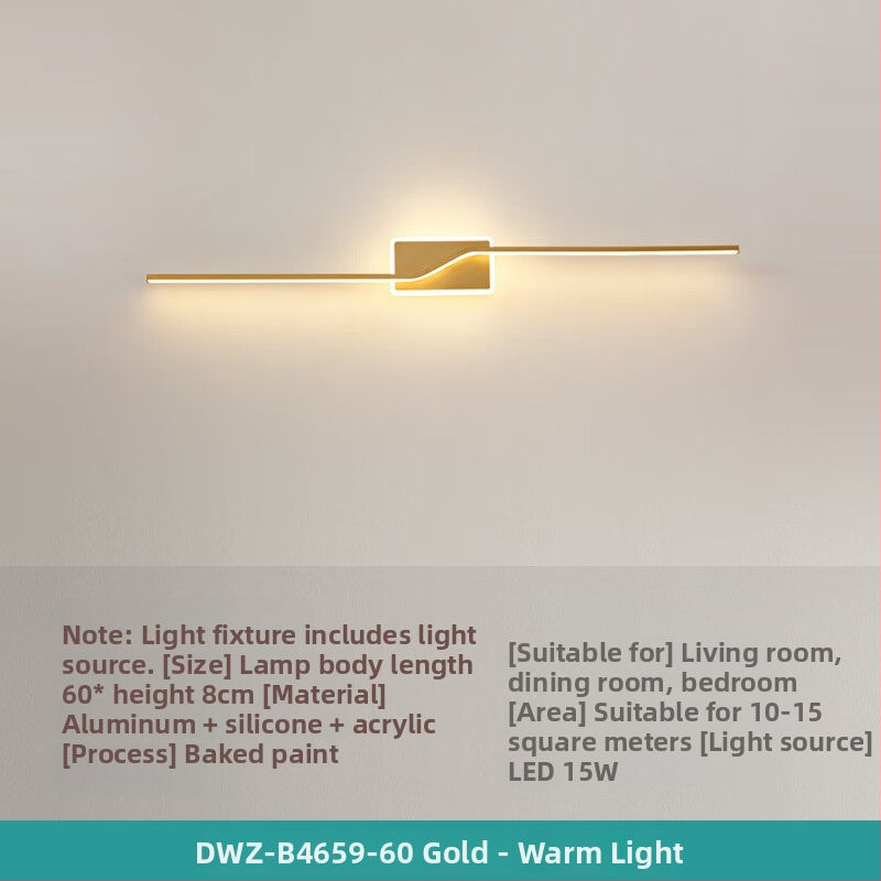 Σκανδιναβικό LED φωτιστικό τοίχου, μοντέρνο μινιμαλιστικό στυλ, ABS καλύπτωμα, σιδερένιο σώμα, τάση ≤36V