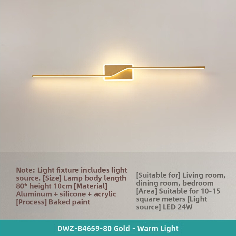 Σκανδιναβικό LED φωτιστικό τοίχου, μοντέρνο μινιμαλιστικό στυλ, ABS καλύπτωμα, σιδερένιο σώμα, τάση ≤36V