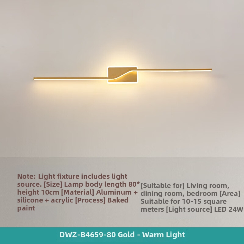 Σκανδιναβικό LED φωτιστικό τοίχου, μοντέρνο μινιμαλιστικό στυλ, ABS καλύπτωμα, σιδερένιο σώμα, τάση ≤36V