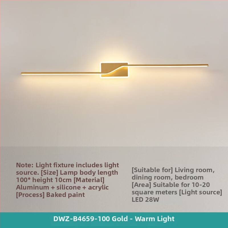 Σκανδιναβικό LED φωτιστικό τοίχου, μοντέρνο μινιμαλιστικό στυλ, ABS καλύπτωμα, σιδερένιο σώμα, τάση ≤36V