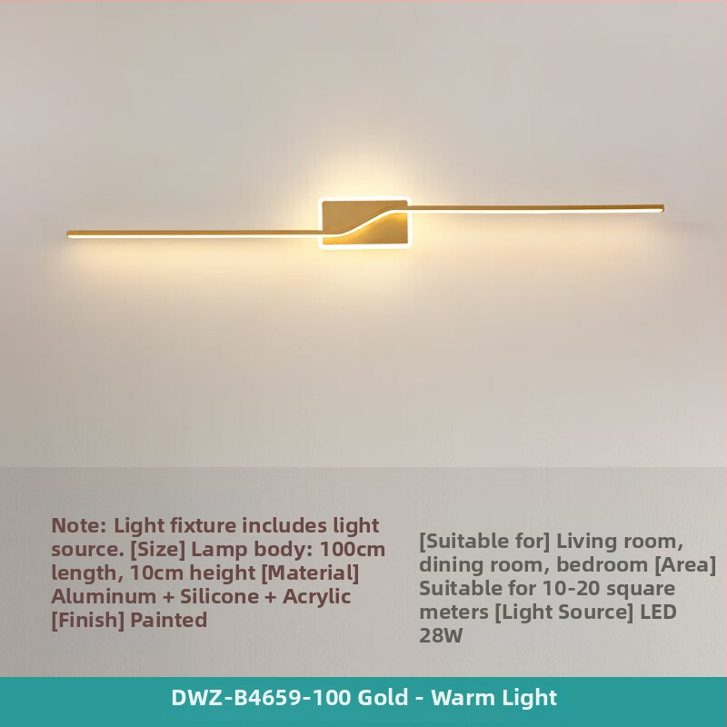 Σκανδιναβικό LED φωτιστικό τοίχου, μοντέρνο μινιμαλιστικό στυλ, ABS καλύπτωμα, σιδερένιο σώμα, τάση ≤36V