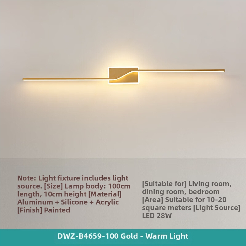 Σκανδιναβικό LED φωτιστικό τοίχου, μοντέρνο μινιμαλιστικό στυλ, ABS καλύπτωμα, σιδερένιο σώμα, τάση ≤36V