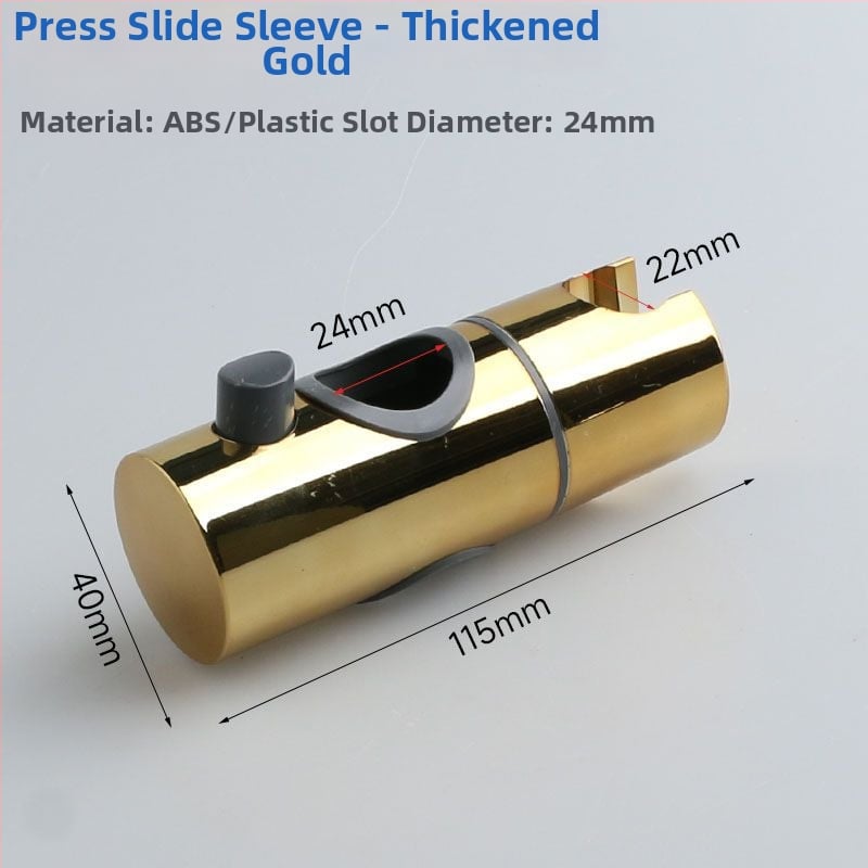 Držiak sprchy s nastaviteľným ramenom, univerzálny držiak sprchy, ABS materiál, dažďová funkcia