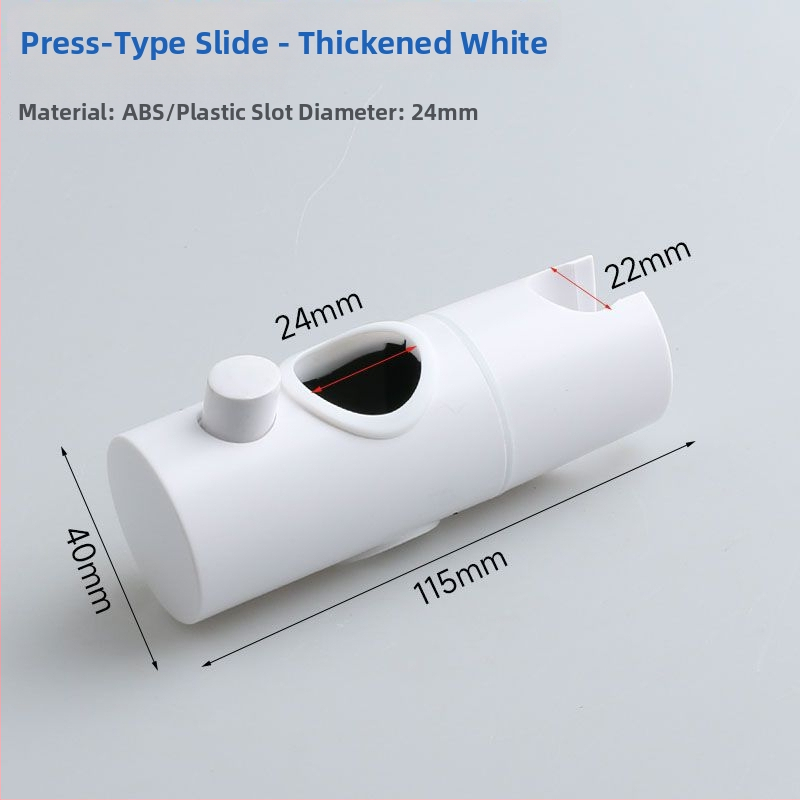 Držiak sprchy s nastaviteľným ramenom, univerzálny držiak sprchy, ABS materiál, dažďová funkcia