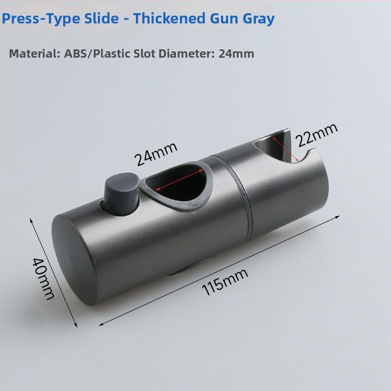 Držiak sprchy s nastaviteľným ramenom, univerzálny držiak sprchy, ABS materiál, dažďová funkcia