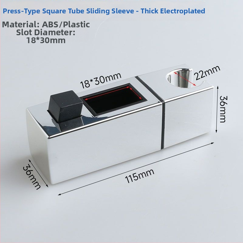 Držiak sprchy s nastaviteľným ramenom, univerzálny držiak sprchy, ABS materiál, dažďová funkcia