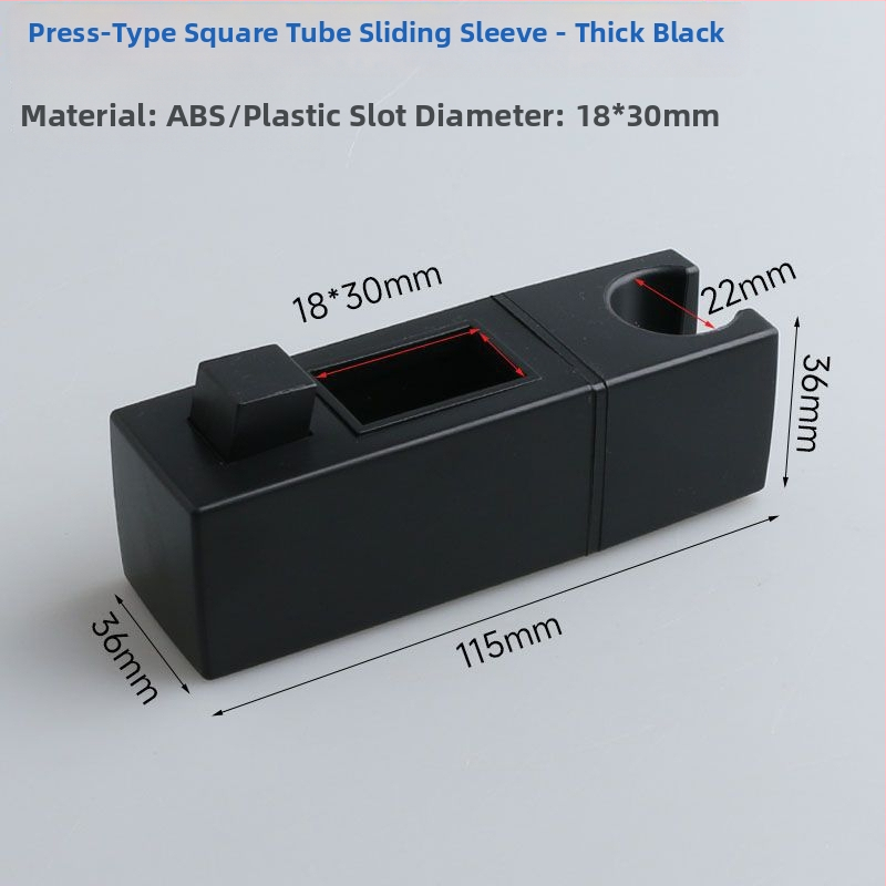 Držiak sprchy s nastaviteľným ramenom, univerzálny držiak sprchy, ABS materiál, dažďová funkcia