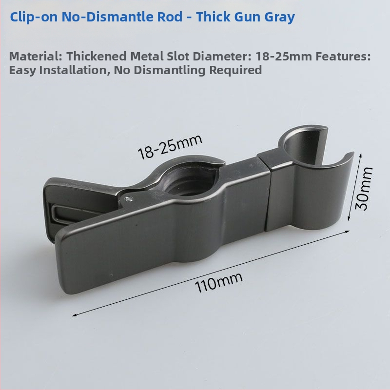 Držiak sprchy s nastaviteľným ramenom, univerzálny držiak sprchy, ABS materiál, dažďová funkcia