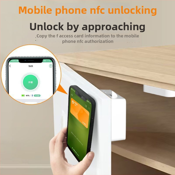 Inteligentný zámok skrine s odtlačkom prsta a Bluetooth, elektronický senzor zásuvky, skrytá inštalácia, hliníková zliatina