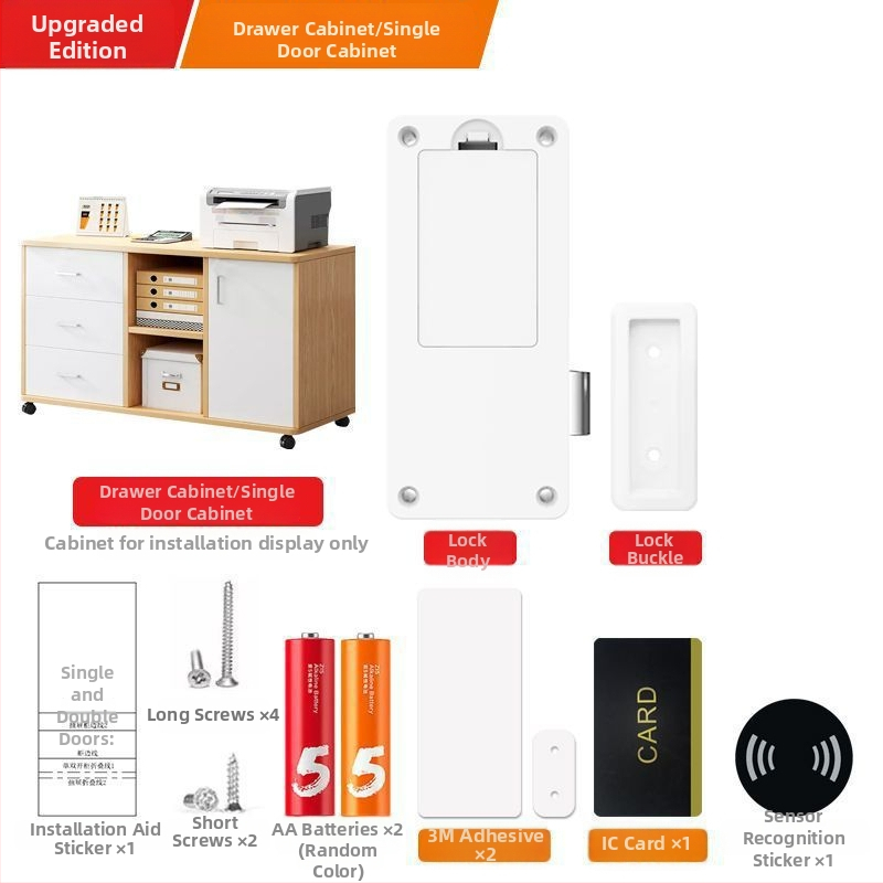 Inteligentný zámok skrine s odtlačkom prsta a Bluetooth, elektronický senzor zásuvky, skrytá inštalácia, hliníková zliatina