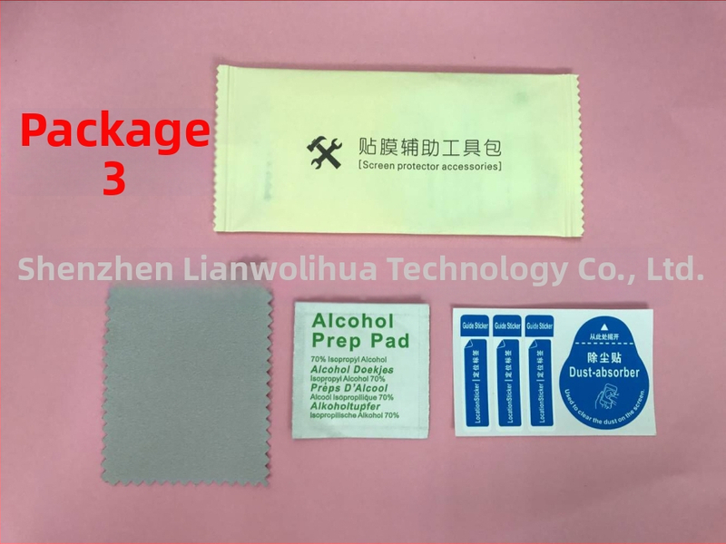 Alkoholový čistiaci set – 3-dielny set pre mobilné telefóny, notebooky a počítače