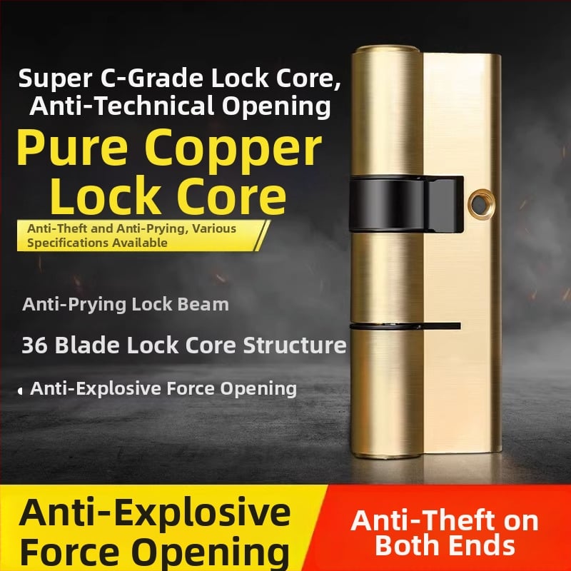 Цилиндър за заключване | Марка Shouli | Модел WJFDMSX | За врати | Стил: Модерен стил