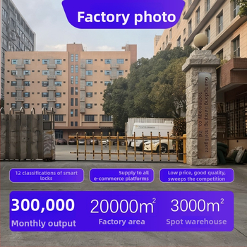 Okos ajtózár ujjlenyomat, jelszó, kártya és távoli feloldás funkciókkal — Tuya P2 testreszabott verzió; 100 ujjlenyomat tárolás, <0,5 s olvasás, FAR <0,001%, FRR <0,001%, azonosítás 1:N