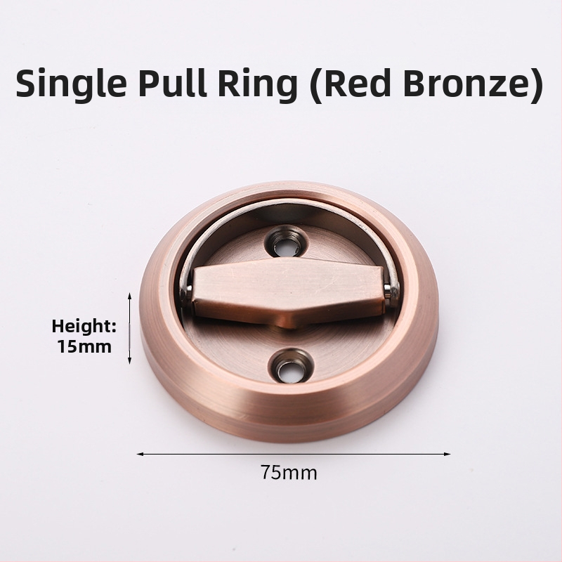 Skrytý zámok pre vnútorné dvere so zaobleným držadlom – zliatina zinok, model Invisible door lock