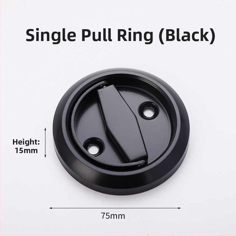 Skrytý zámok pre vnútorné dvere so zaobleným držadlom – zliatina zinok, model Invisible door lock