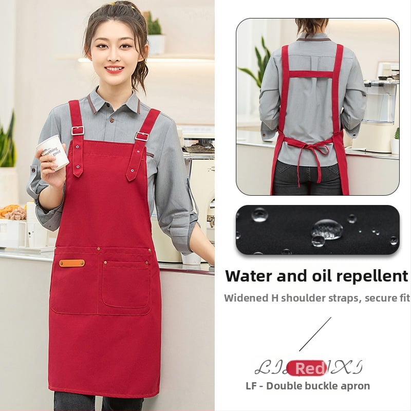 Αδιάβροχο ποδιά χωρίς μανίκια για catering - Πολυεστέρας, μοντέρνος απλός σχεδιασμός