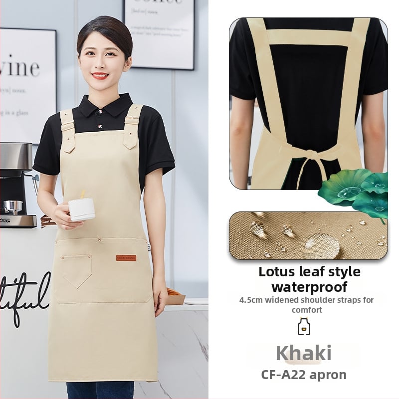 Αδιάβροχο ποδιά χωρίς μανίκια για catering - Πολυεστέρας, μοντέρνος απλός σχεδιασμός