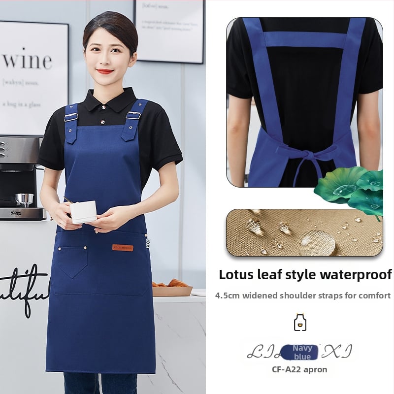 Αδιάβροχο ποδιά χωρίς μανίκια για catering - Πολυεστέρας, μοντέρνος απλός σχεδιασμός