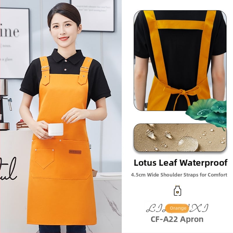 Αδιάβροχο ποδιά χωρίς μανίκια για catering - Πολυεστέρας, μοντέρνος απλός σχεδιασμός