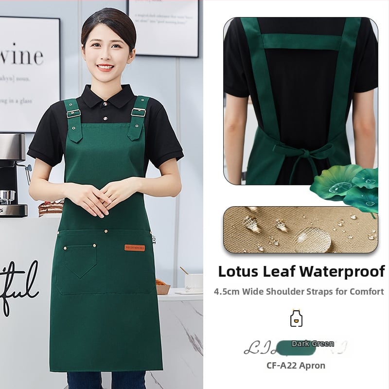 Αδιάβροχο ποδιά χωρίς μανίκια για catering - Πολυεστέρας, μοντέρνος απλός σχεδιασμός